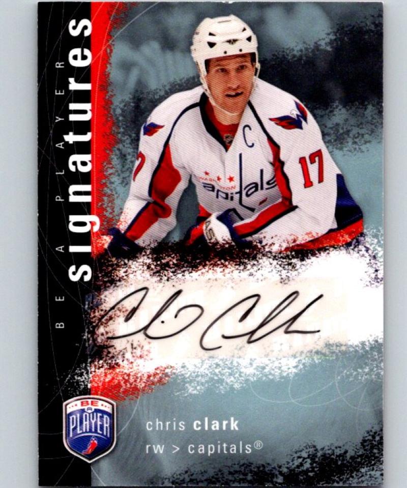 2007-08 Upper Deck Be A Player Signatures #SCC Chris Clark Auto 04431 Image 1