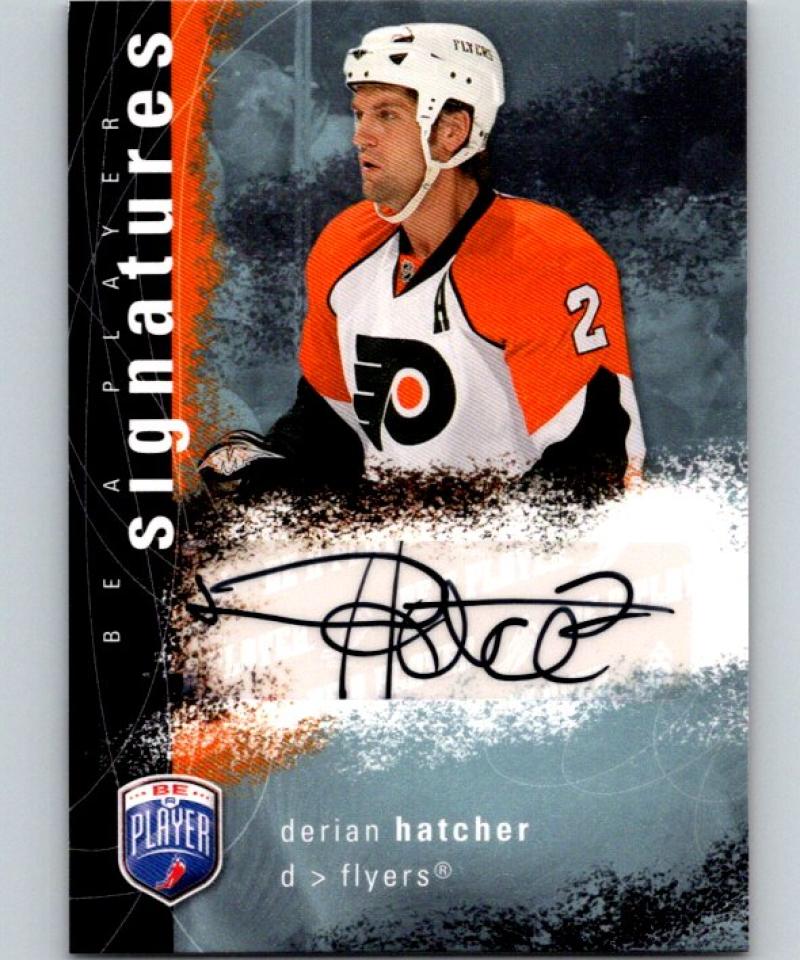 2007-08 Upper Deck Be A Player Signatures #SDE Derian Hatcher Auto 04433