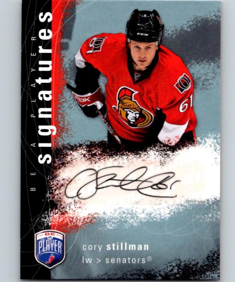 2007-08 Upper Deck Be A Player Signatures #SCS Cory Stillman Auto 04435 Image 1