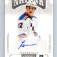 2013-14 Playoff Contenders NHL Ink Jesper Fast NHL Auto NY Rangers 04437