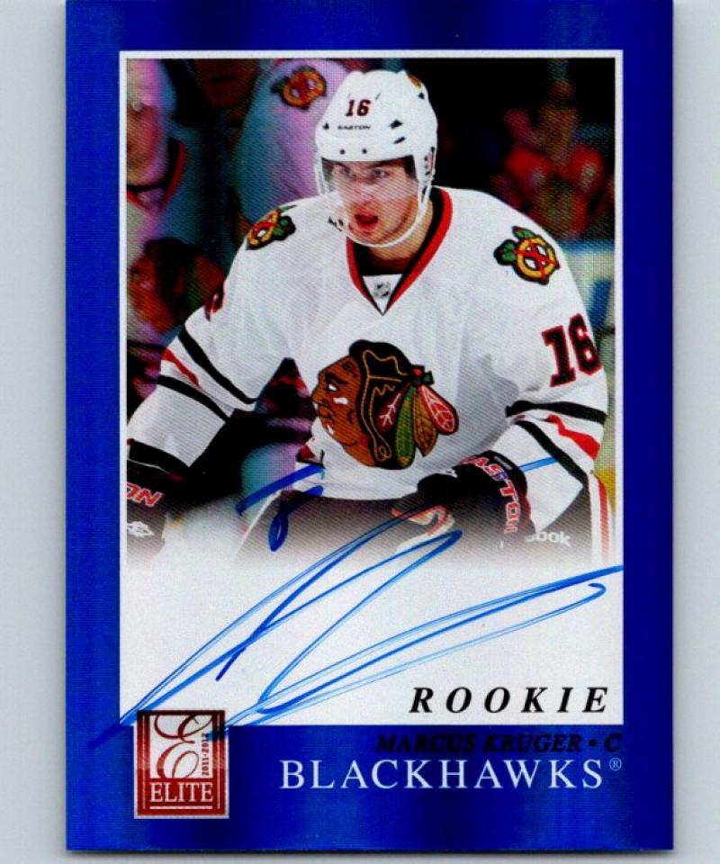 2011-12 Donruss Elite Rookies Auto #212 Marcus Kruger RC NHL 04455 Image 1