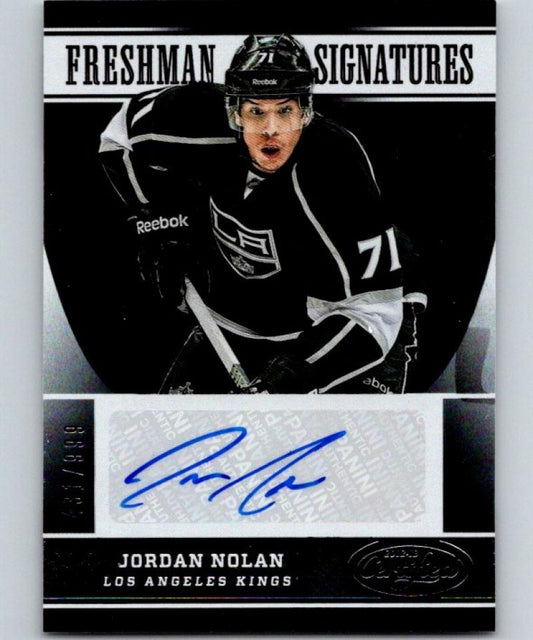 2012-13 Panini Certified #167 Jordan Nolan AU RC 431/999 NHL 04457