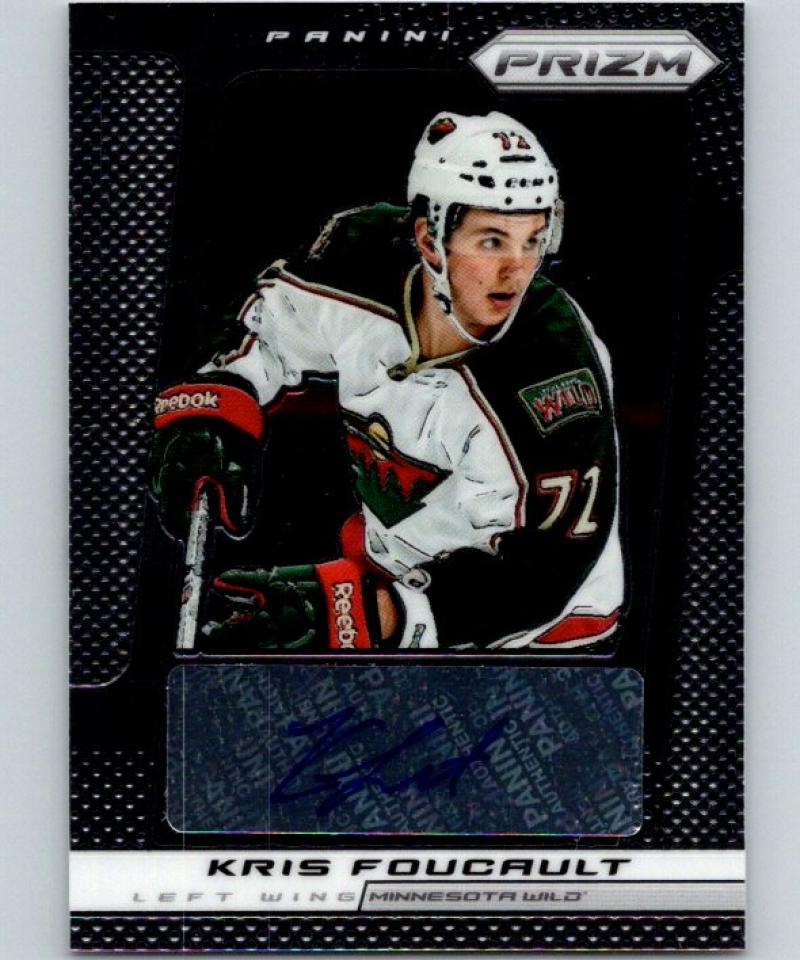 2013-14 Panini Prizm Autographs Kris Foucault  Hockey NHL Auto 04459