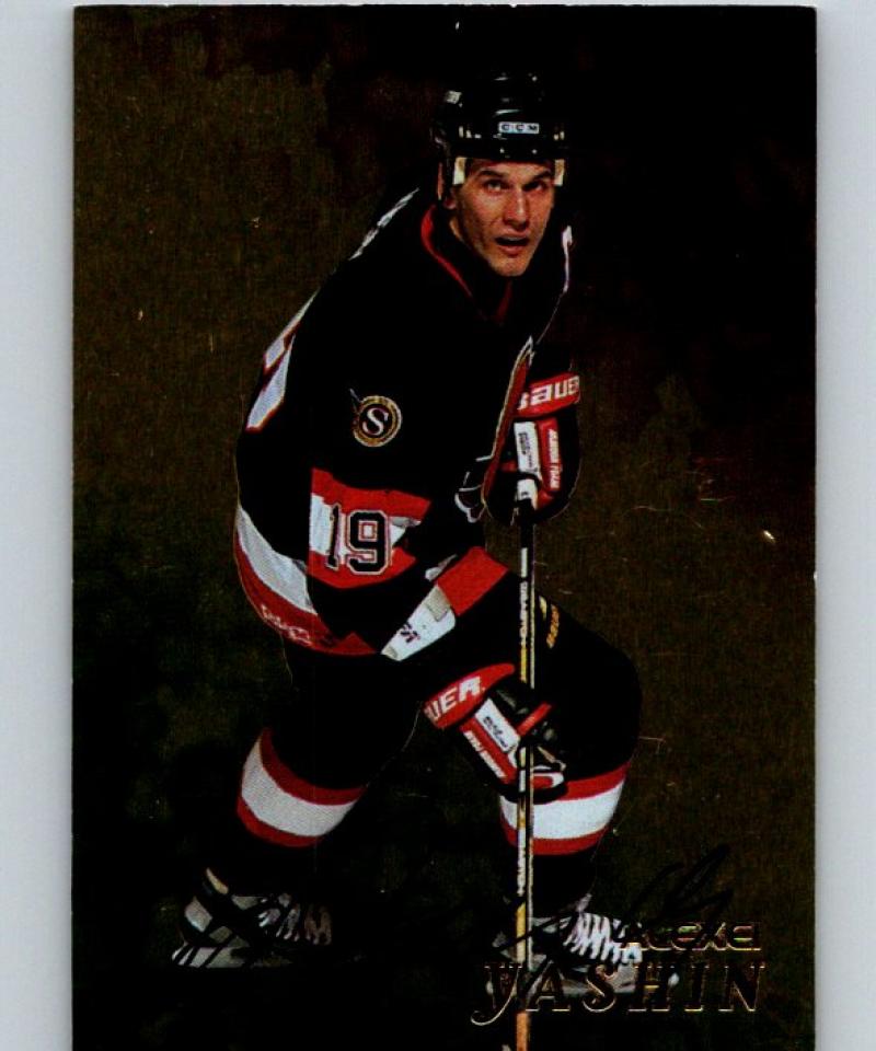 1998-99 Be A Player Autographs Gold Alexei Yashin  NHL Hockey Auto 04477
