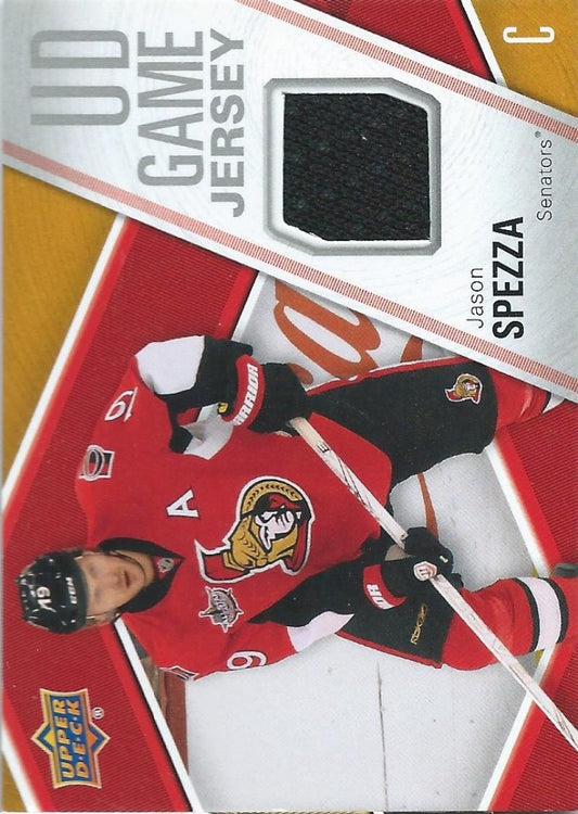 2011-12 Upper Deck Game Jerseys #GJJS Jason Spezza Hockey NHL 04569