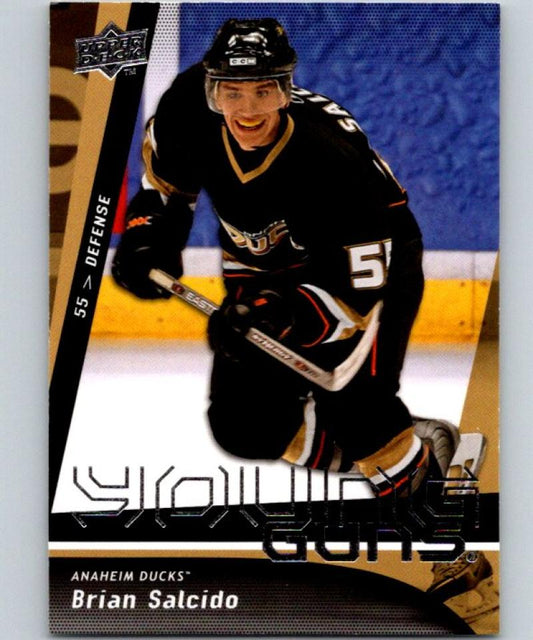2009-10 Upper Deck #217 Brian Salcido NHL RC Rookie Young Guns YG 04593 Image 1