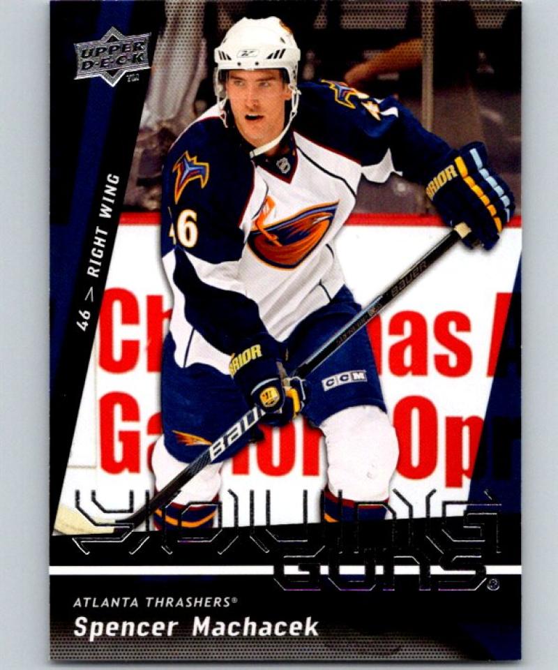 2009-10 Upper Deck #219 Spencer Machacek NHL RC Rookie Young Guns YG 04594 Image 1