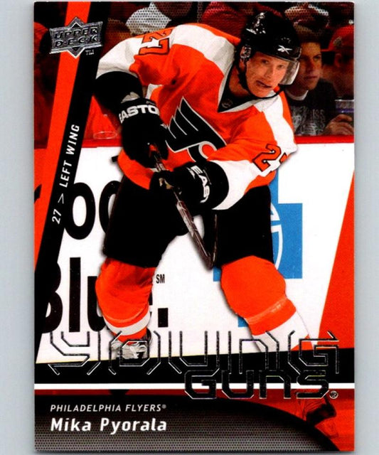 2009-10 Upper Deck #230 Mika Pyorala NHL RC Rookie Young Guns YG 04600 Image 1