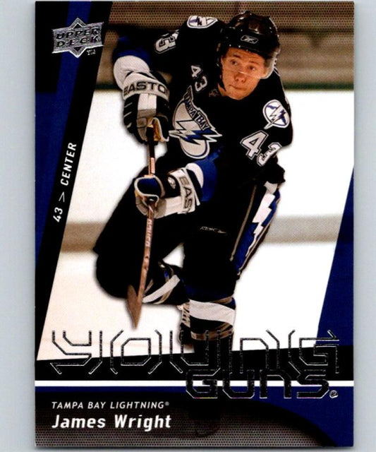 2009-10 Upper Deck #243 James Wright NHL RC Rookie Young Guns YG 04604 Image 1