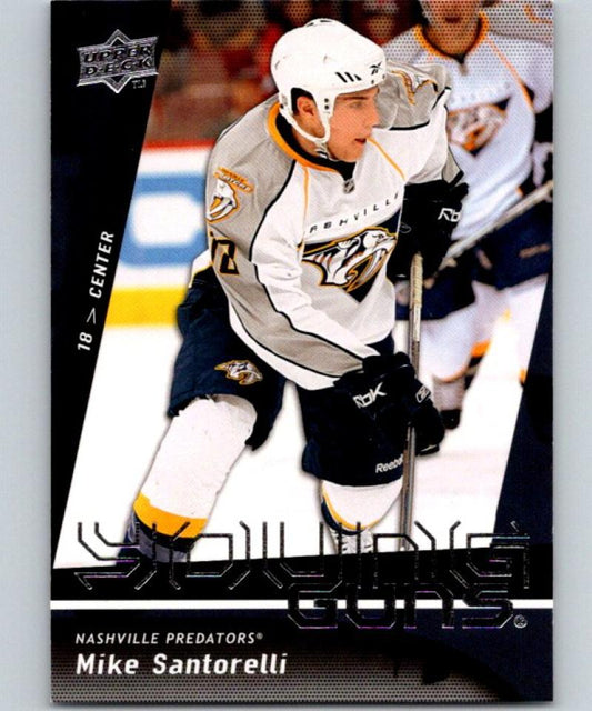 2009-10 Upper Deck #248 Mike Santorelli NHL RC Rookie Young Guns YG 04607