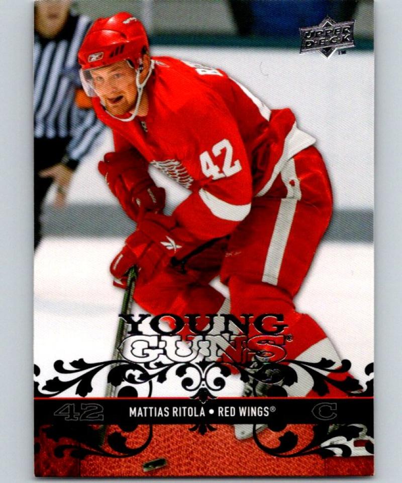 2008-09 Upper Deck #214 Mattias Ritola NHL RC Rookie Young Guns YG 04613 Image 1