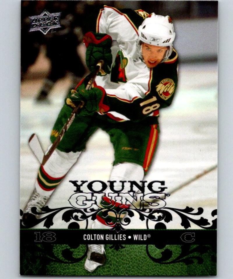 2008-09 Upper Deck #224 Colton Gillies NHL RC Rookie Young Guns YG 04616 Image 1