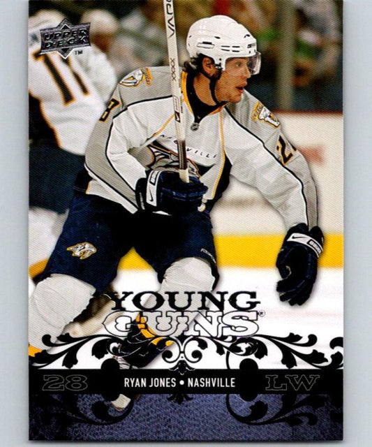 2008-09 Upper Deck #226 Ryan Jones NHL RC Rookie Young Guns YG 04617 Image 1