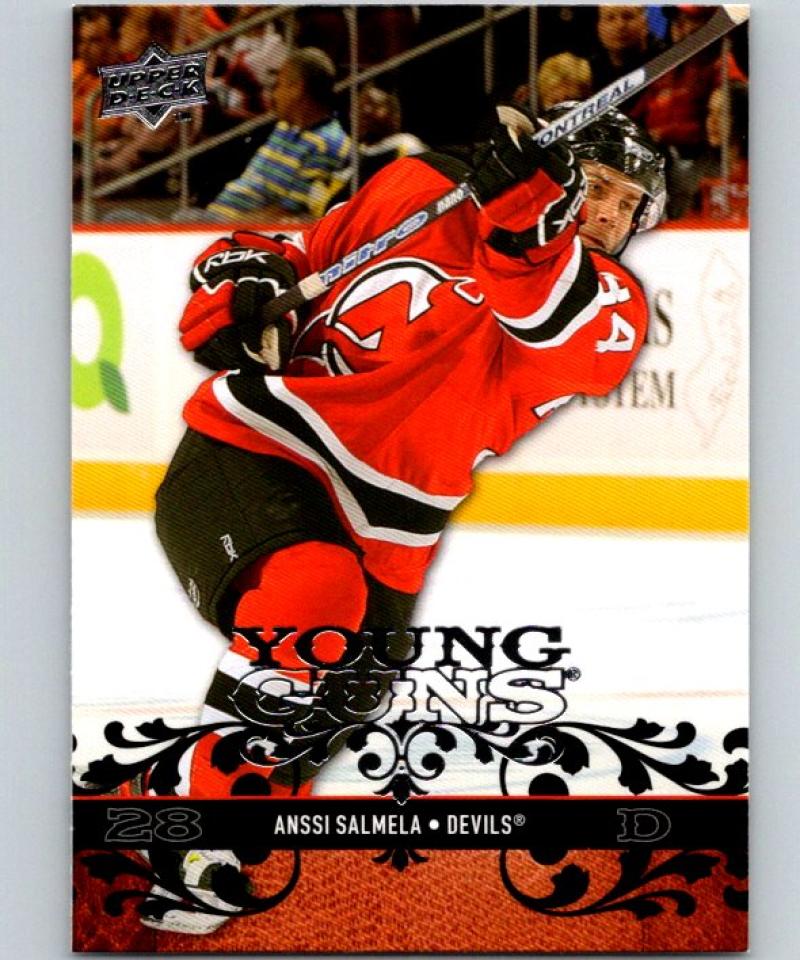 2008-09 Upper Deck #228 Anssi Salmela NHL RC Rookie YoungGuns YG 04619 Image 1