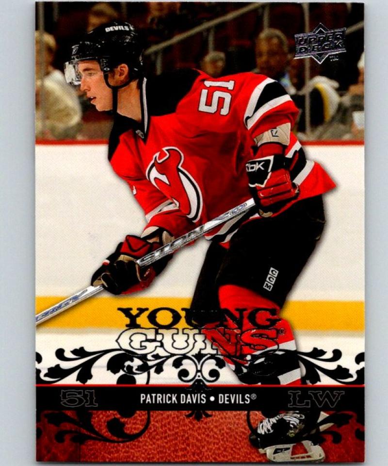 2008-09 Upper Deck #477 Patrick Davis NHL RC Rookie Young Guns YG 04628 Image 1