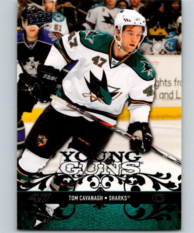 2008-09 Upper Deck #492 Tom Cavanagh NHL RC Rookie Young Guns YG 04629 Image 1