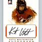 2007-08 In The Game O Canada Autographs #AKW Katie Weatherston NHL 04637