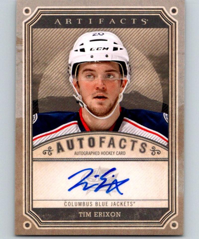 2013-14 Upper Deck Artifacts Autofacts #A-TE Tim Erixon NHL Auto 04640