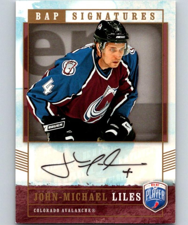 2006-07 Upper Deck Be A Player Signatures #JL John-Michael Liles NHL 04649