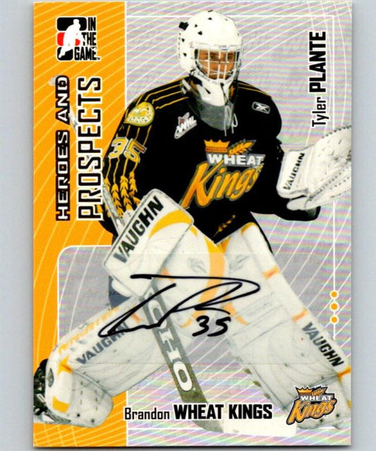 2005-06 ITG Heroes and Prospects Autographs #ATPL Tyler Plante Auto 04652