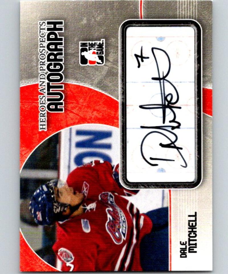 2007-08 ITG Heroes and Prospects Autographs #ADM Dale Mitchell Auto 04662 Image 1