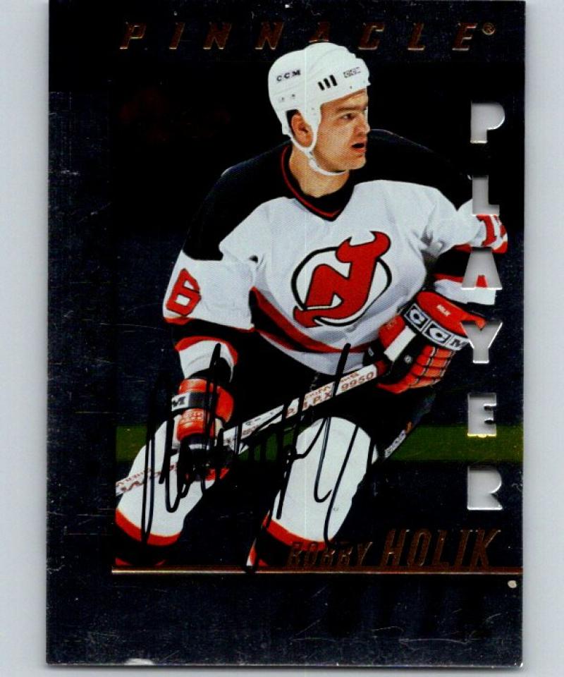 1997-98 Be A Player Autographs Die-Cuts #201 Bobby Holik NHL Auto 04702