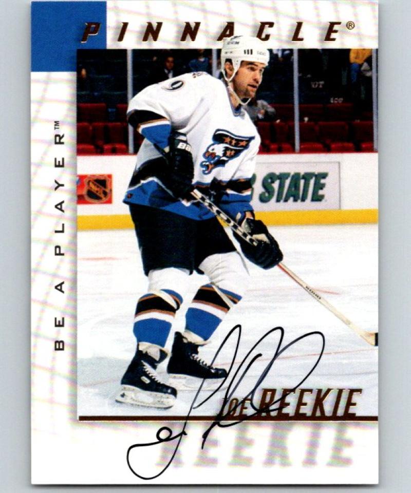 1997-98 Be A Player Autographs #136 Joe Reekie NHL Auto Capitals 04704