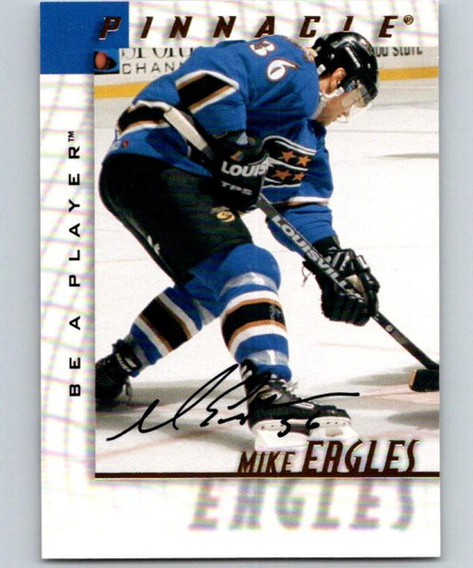 1997-98 Be A Player Autographs #149 Mike Eagles NHL Auto Capitals 04706