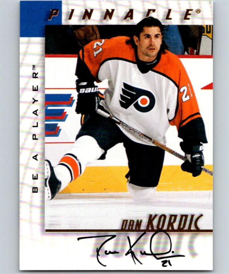 1997-98 Be A Player Autographs #158 Dan Kordic NHL Auto Flyers 04707