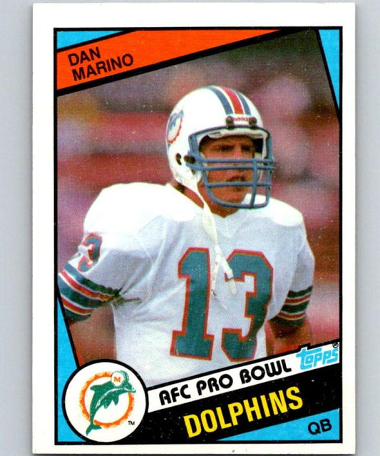 1984 Topps #123 Dan Marino NM-MT Football NFL RC Rookie Dolphins 04723
