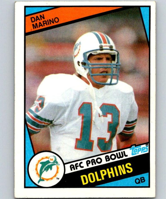 1984 Topps #123 Dan Marino NM-MT Football NFL RC Rookie Dolphins 04724