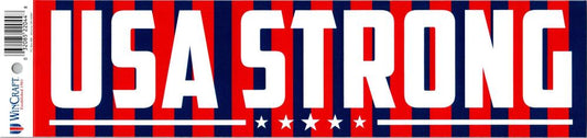 United States USA Bumper Strip 3"x12" USA Strong Image 1
