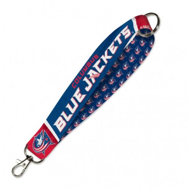 Wincraft Columbus Blue Jackets 1" Polyester Lanyard Key Wrist Band Image 1