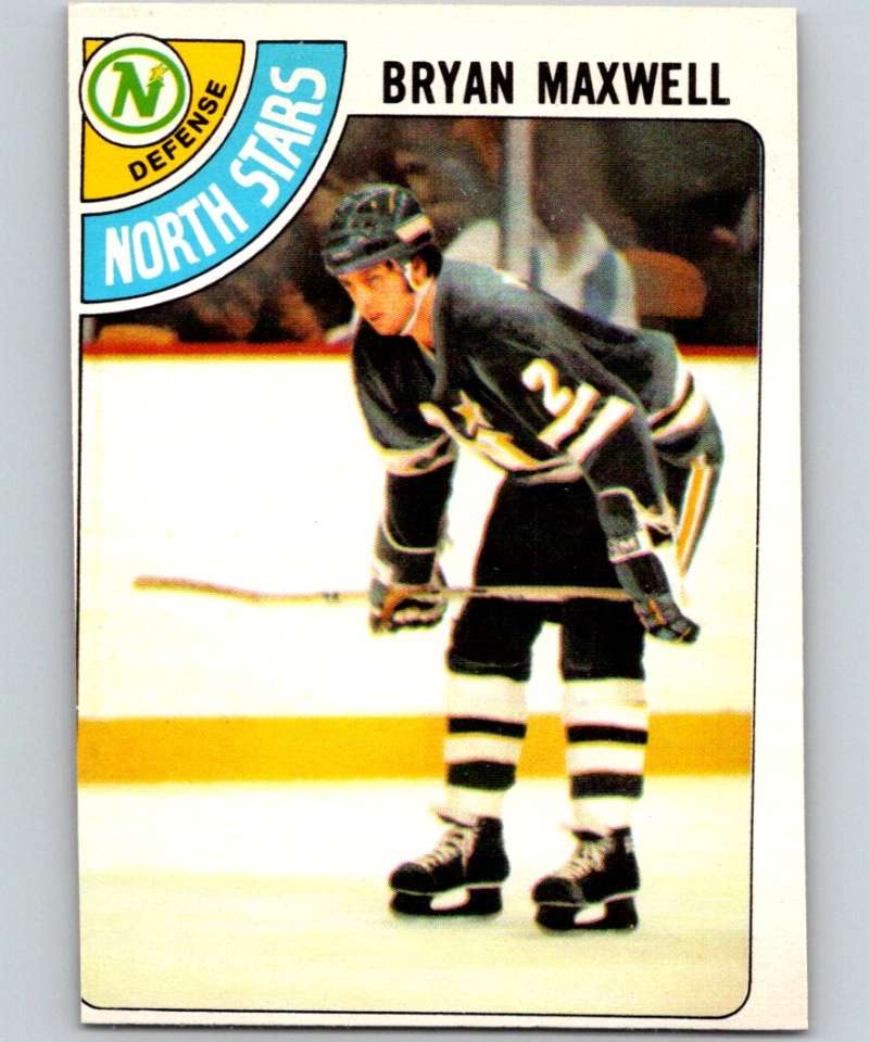 1978-79 O-Pee-Chee #216 Bryan Maxwell North Stars UER NHL 05714 Image 1