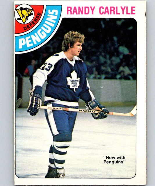 1978-79 O-Pee-Chee #312 Randy Carlyle RC Rookie Penguins NHL 05812 Image 1