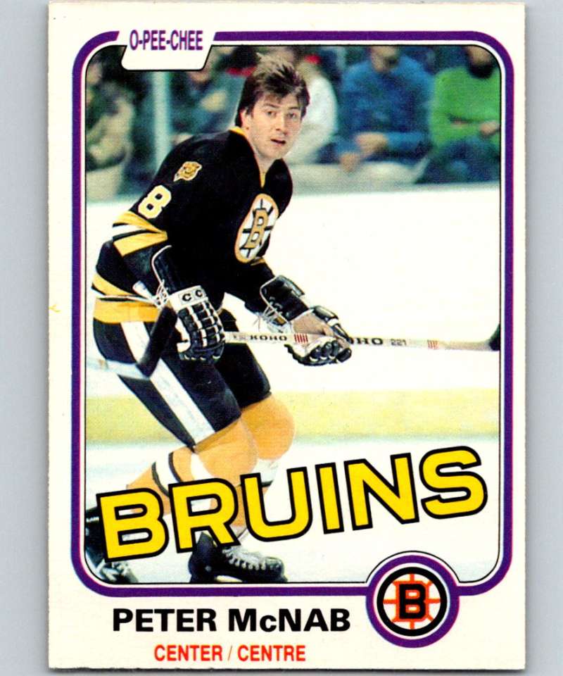 1981-82 O-Pee-Chee #5 Peter McNab Bruins 6297