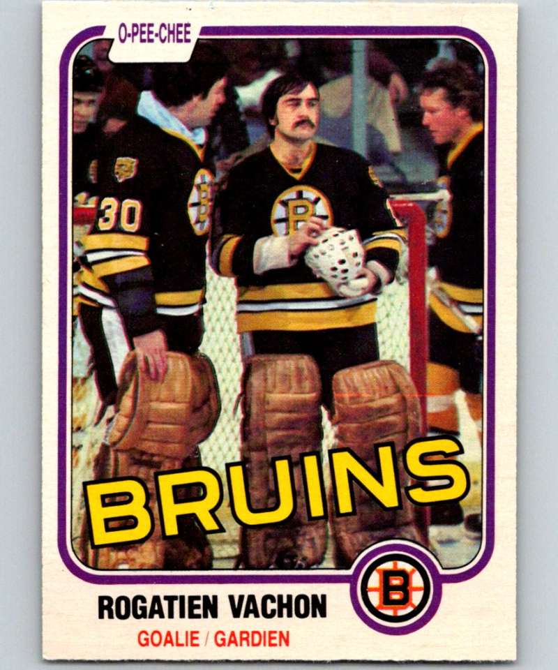 1981-82 O-Pee-Chee #10 Rogie Vachon Bruins 6302