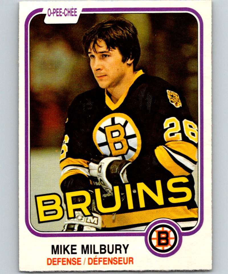 1981-82 O-Pee-Chee #16 Mike Milbury Bruins 6308