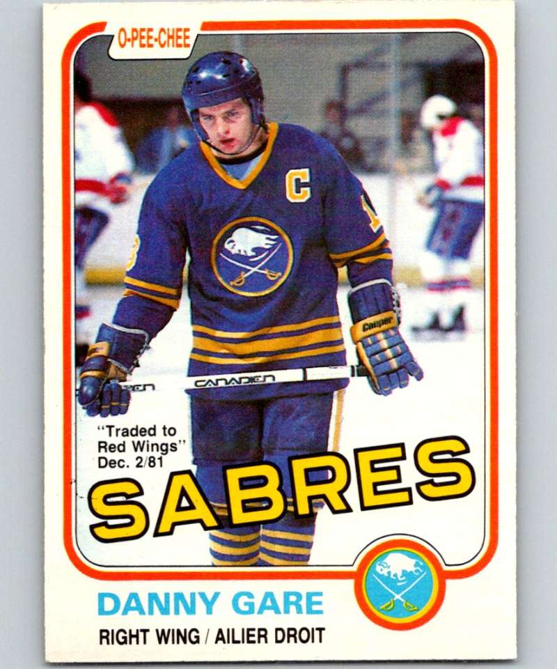 1981-82 O-Pee-Chee #20 Danny Gare Sabres 6312