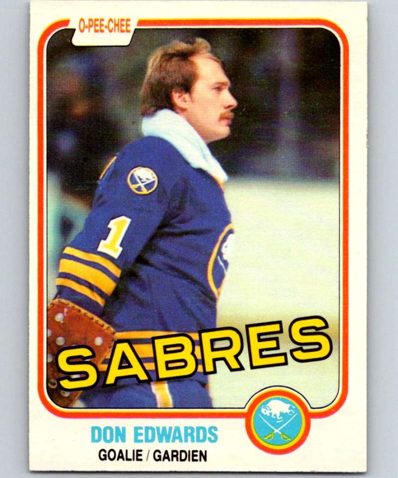1981-82 O-Pee-Chee #21 Don Edwards Sabres 6313
