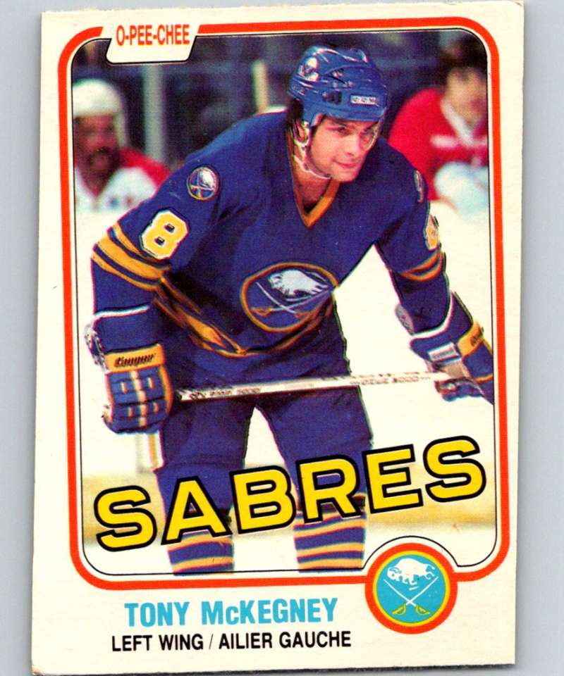 1981-82 O-Pee-Chee #22 Tony McKegney Sabres 6314