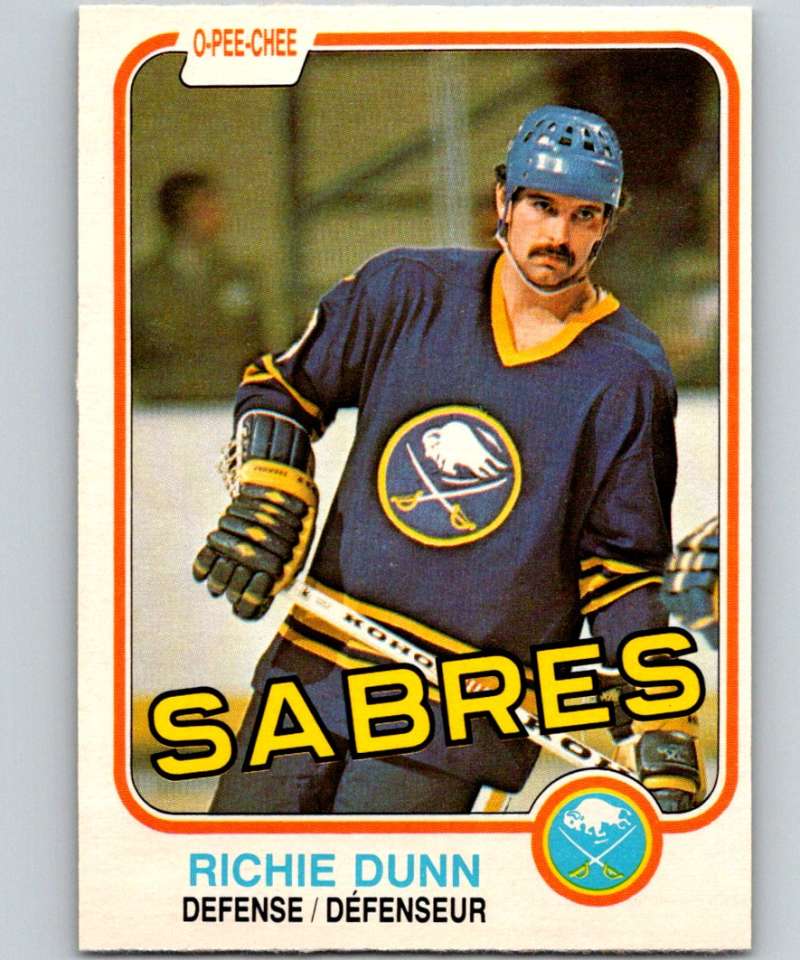 1981-82 O-Pee-Chee #29 Richie Dunn Sabres 6321