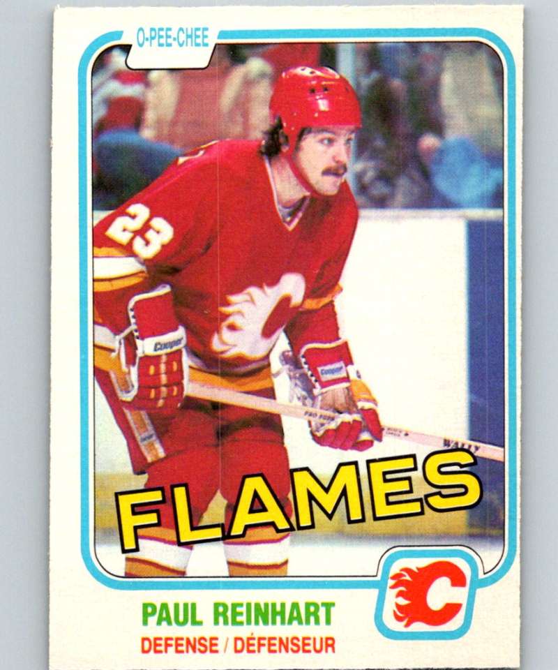 1981-82 O-Pee-Chee #36 Paul Reinhart Flames 6328