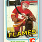 1981-82 O-Pee-Chee #37 Pat Riggin RC Rookie Flames 6329