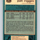 1981-82 O-Pee-Chee #37 Pat Riggin RC Rookie Flames 6329