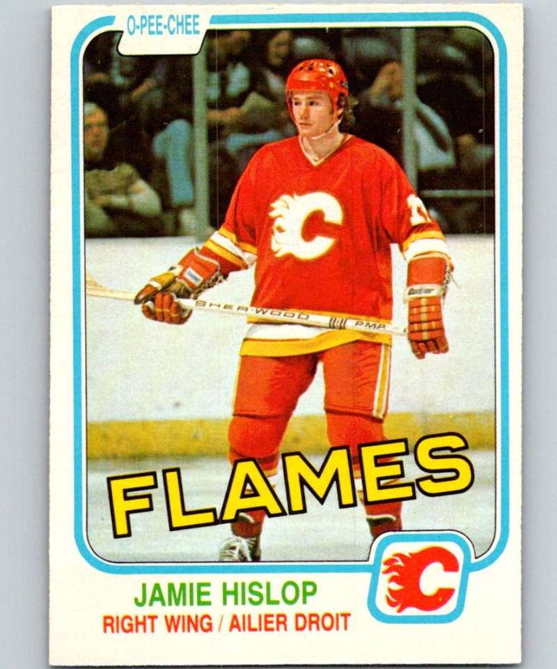 1981-82 O-Pee-Chee #40 Jamie Hislop Flames 6332