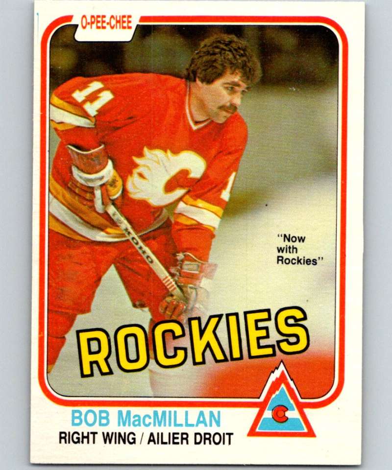 1981-82 O-Pee-Chee #46 Bob MacMillan Rockies 6338