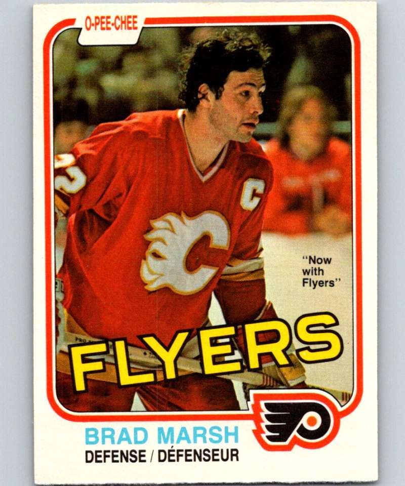 1981-82 O-Pee-Chee #47 Brad Marsh Flyers 6339