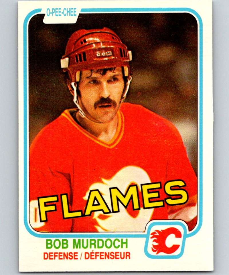 1981-82 O-Pee-Chee #48 Bob Murdoch Flames 6340