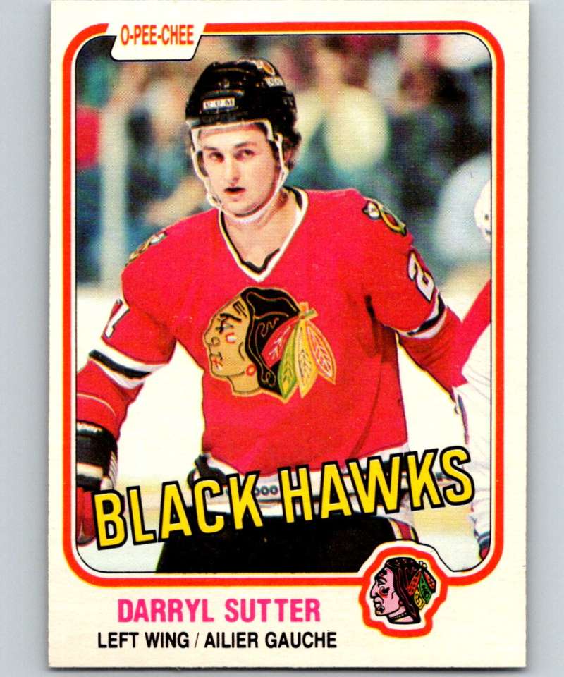 1981-82 O-Pee-Chee #65 Darryl Sutter RC Rookie Blackhawks 6357